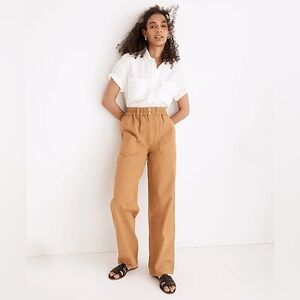 Madewell Ripstop Pull-On Straight Cargo Pants